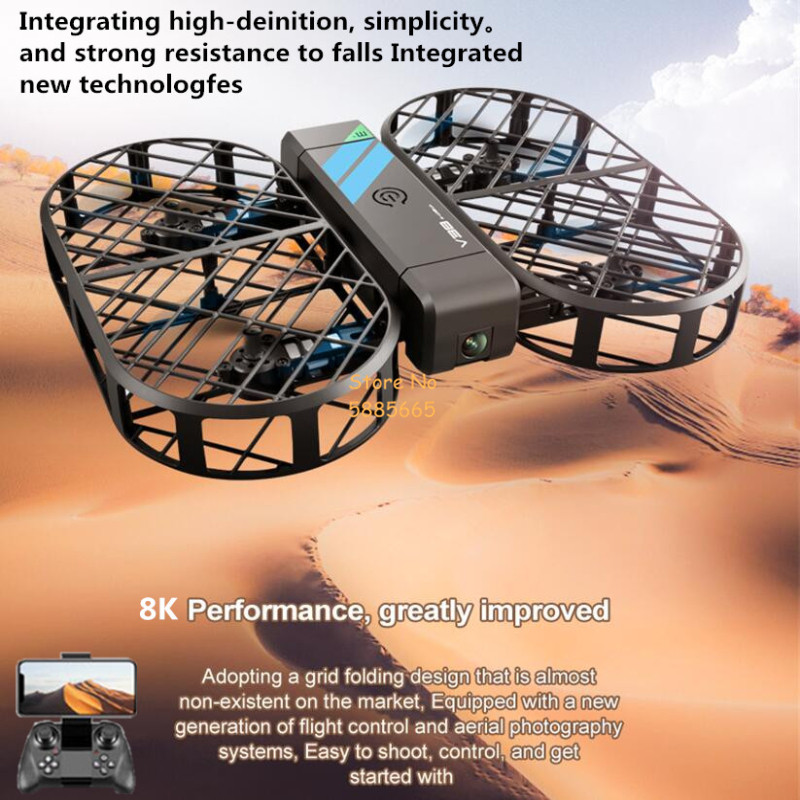 Cámara HD 8K 360 °   Protecció - Drone Battery Case reseña y precio