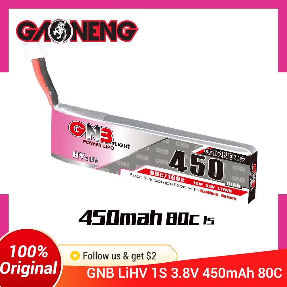 GAONENG GNB 1S 450mAh 80C/160C - Drone Battery 3S reseña y precio