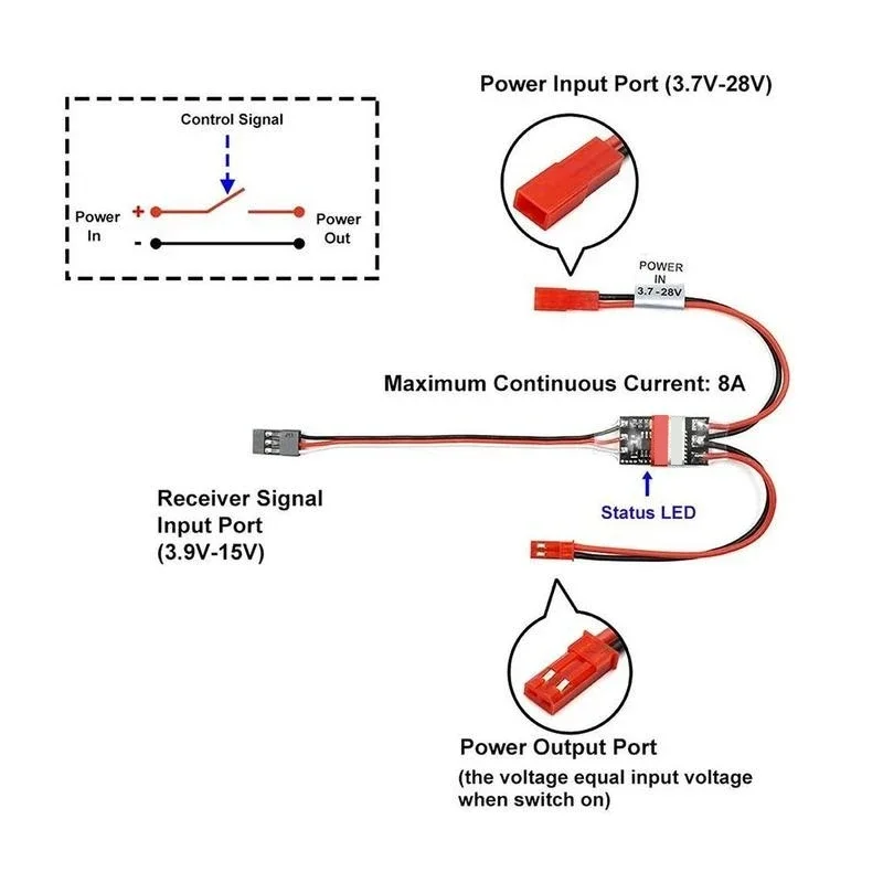 Interruptor electrónico de con - Drone Battery High Voltage reseña y precio